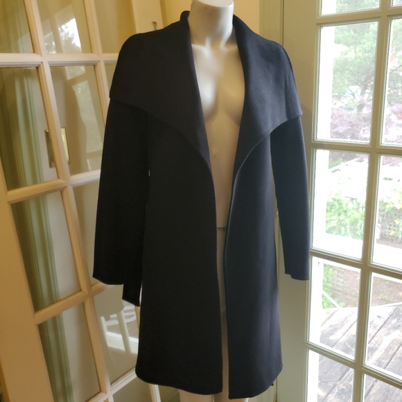 Tahari Wool Trench Coat - Picture 2 of 11
